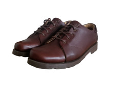 Dr. Martens 11566 Air Cushion Oxford Casual Dress Shoes Brown Leather Men's SZ 8