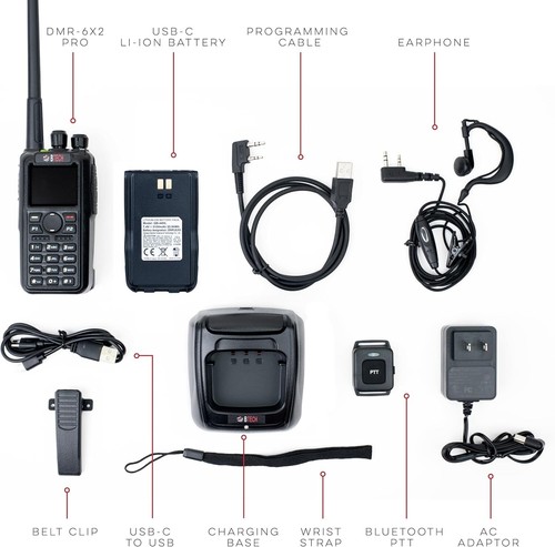 Advanced 7W VHF/UHF Two-Way Radio - Bluetooth, Waterproof & Talker Alias Feature - Picture 7 of 10