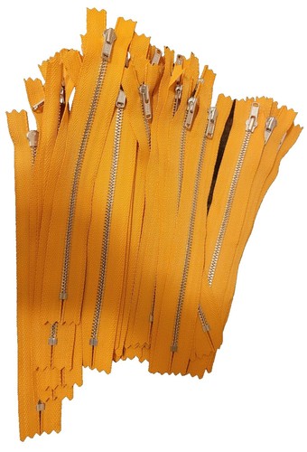 Vintage Lot Of 10 Riri Swiss Zippers #14 Heavy Duty Dark Blue 7