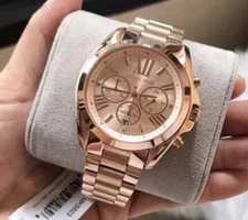 Michael Kors MK5503 Bradshaw Chronograph Rose Gold Bracelet Dial Women's Watch