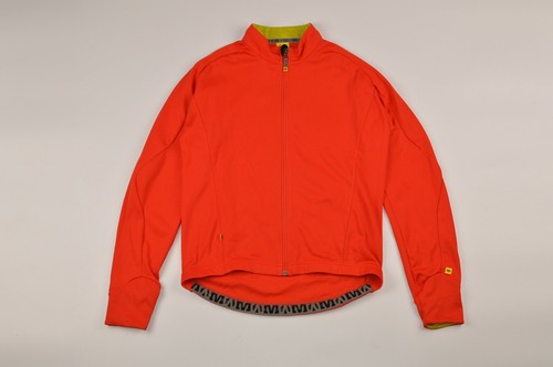 Mavic Tech Wick Warm Erco Cuff Microfleece Cycling Red Jacket 996366 S09 Size M - Picture 9 of 12