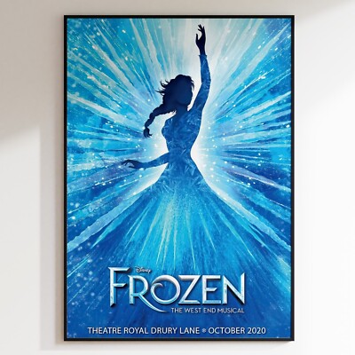 Frozen The Musical Theatre Broadway Wall Art Poster Prints A5 A4 A3 A2  FRAMED UK