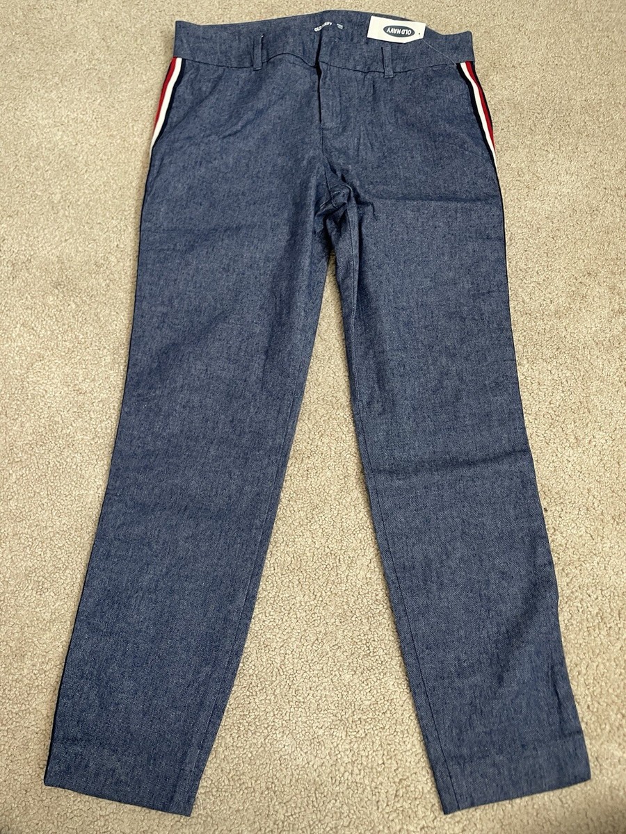 Old Navy Ankle Length Linen Pants Old Navy Women's Mid-Rise Pixie