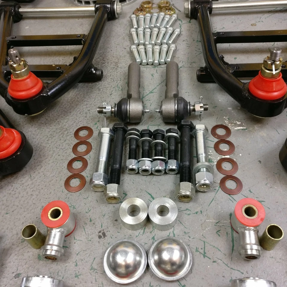 49-54 Chevy Car Mustang II Coil-Over IFS 2" Drop 5x4.75 Manual LHD Rack Foto 4 de 4