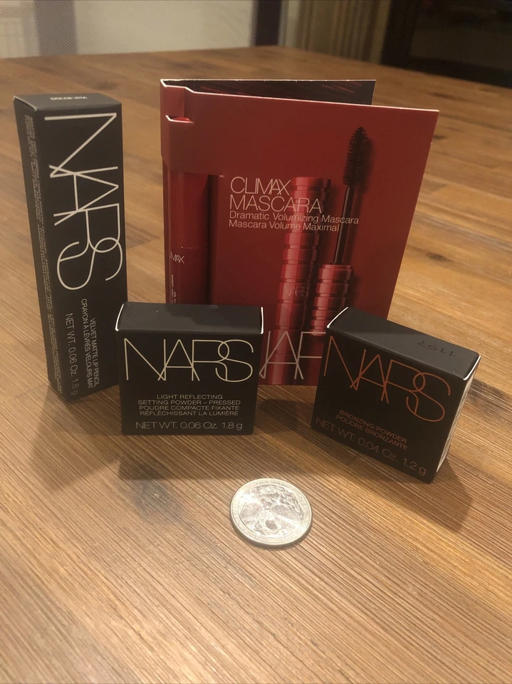 NARS Laguna 古铜色,半透明水晶套装,Dolce Vita 唇笔,睫毛膏 — 第 3/4 张图片