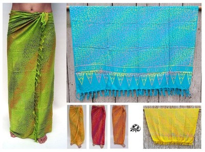 Sarong + GRATIS SARONGSCHNALLE über 300 Designs im Shop Sari Lungi Wickerock