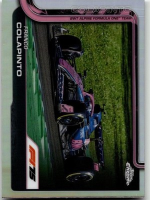 2025 Topps Chrome Formula 1 F1 Silver Refractor F 1 CARS #87 Franco Colapinto