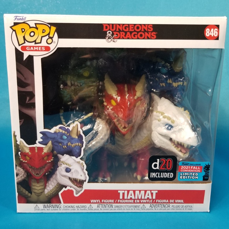 Funko Pop! Tiamat #846 Gamestop Nycc Shared Exclusive 2021 Dungeons &Amp; Dragons