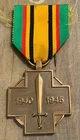 Belgium medal: WW2 military combatants medal.