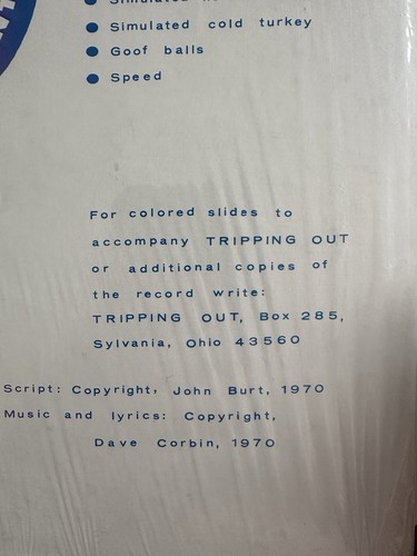 1970 Tripping Out Drug Education LP simulated LSD Acid Archive Hashish Marijuana - Picture 5 of 10