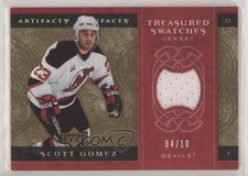 2007-08 Upper Deck Artifacts Treasured Swatches Red 4/10 Scott Gomez #TS-GO 7ez