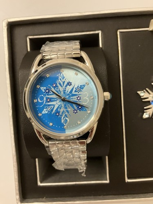 #ad Citizen Eco Drive Disney “Frozen” 36mm Blue Dial Solar PoweredNew In Box $265.00