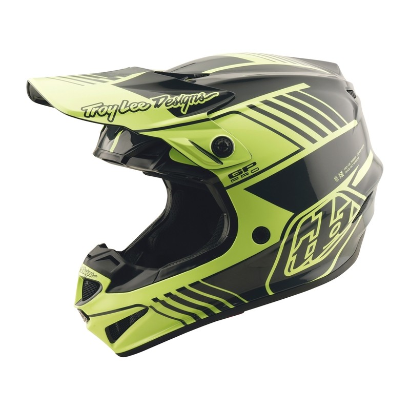 Casque enfant TROY LEE DESIGNS avec ventilation GP Pro jaune - 2