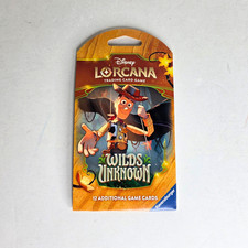 Disney Lorcana Wilds Unknown Sleeved Booster Pack Woody Artwork - NEW SEALED
