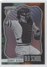 2021 Panini Prizm Old School Cosmic Haze Prizm Johnny Bench #OS-8 HOF 0i8b