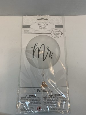 Mr. 24 in Round Latex Balloon 1ct
