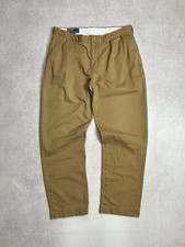 VINTAGE POLO RALPH LAUREN CHINO BAGGY OLD MONEY PANTS RARE 34X32