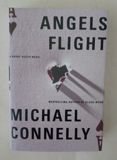 Signed Michael Connelly Angels Flight HCDJ 1999 1st Ed Harry Bosch Mystery Novel