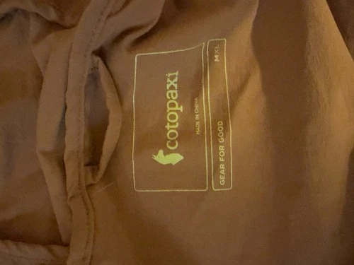 Cotopaxi Water Resistant Jacket Orange Xl image 2