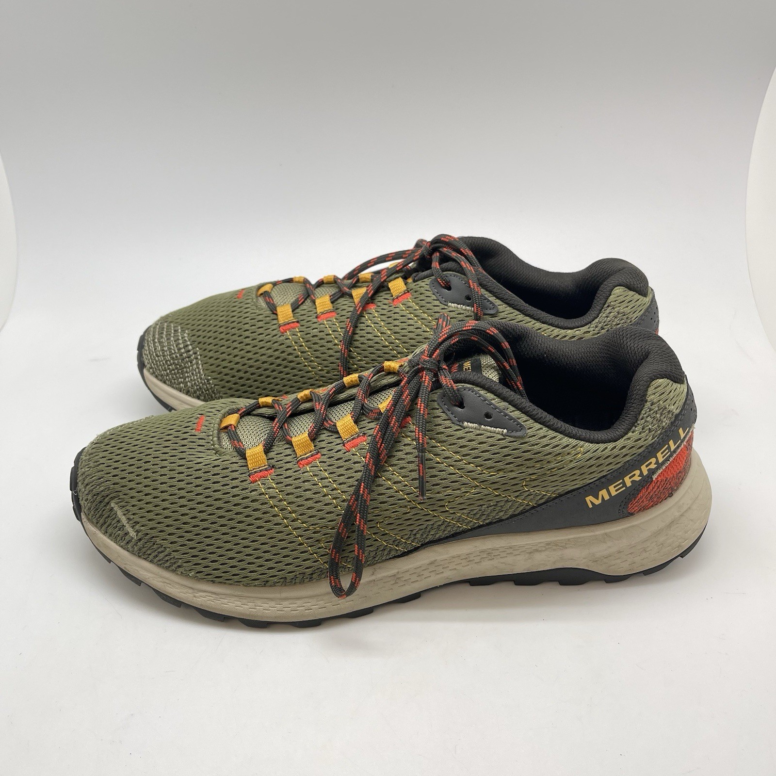 Merrell Sneakers Uomo 12 Fly Strike J067161 Verde Scarpe da Corsa Atletica Trail
