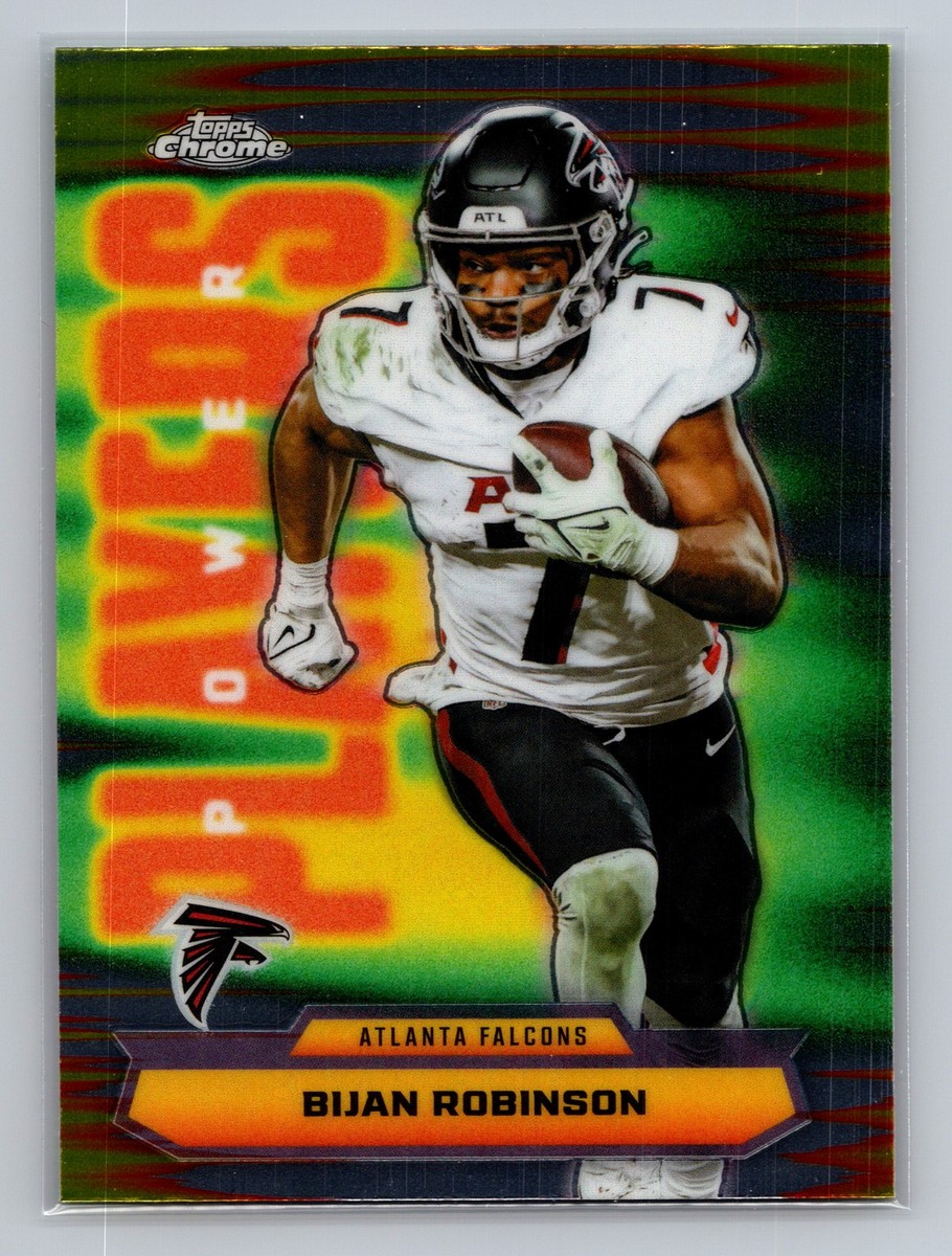 2025 Topps Chrome #PP-11 Bijan Robinson Atlanta Falcons Power