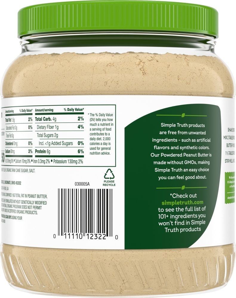 Simple Truth Organic Powdered Peanut Butter 24 oz - Pack of 3