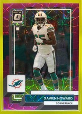 2022 Panini Donruss Optic Xavien Howard Pink Velocity /79 Miami Dolphins #125