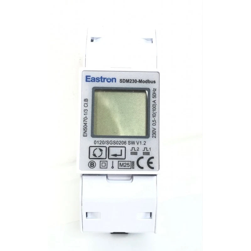 Eastron SDM230 Modbus Contatore di Energia certificato MID AC Multifunzione 100A