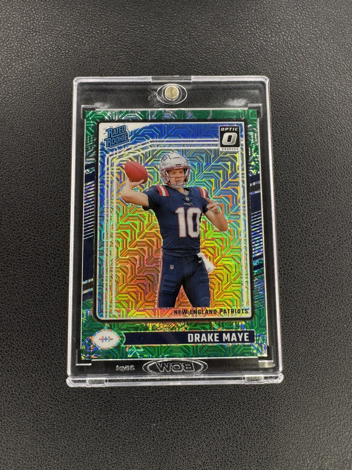 2024 Donruss Optic Drake Maye Rated Rookie Dragon #229 24/24 Rookie Patriots