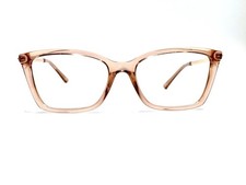 Michael Kors Clear Pink Rose Gold Cat Eye Eyeglasses MK4069 3188 54 17 140