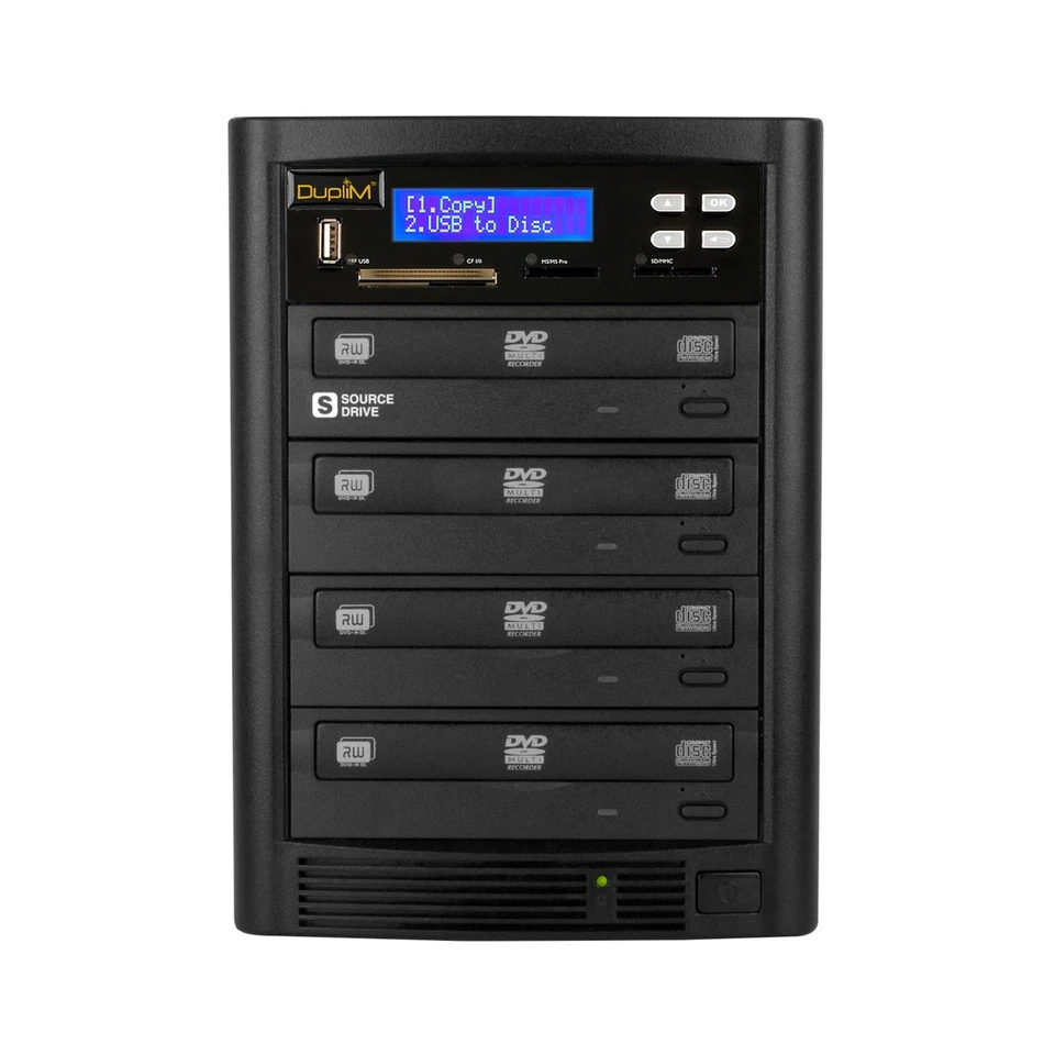 DupliM 1 to 3 DVD CD & Flash to DVD Duplicator 24x Stand-Alone Copy Tower Cloner - Image 2 of 2