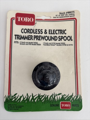 #ad #ad Toro Electric And Cordless Trimmer Replacement Spool Fits Model 88075 Vintage $9.98