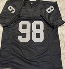 Maxx Crosby / Autographed Las Vegas Raiders Black Custom Football Jersey / COA