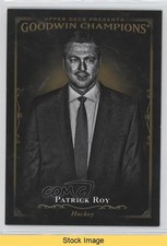 2016 Upper Deck Goodwin Champions Black & White Patrick Roy #105 HOF READ 2zq