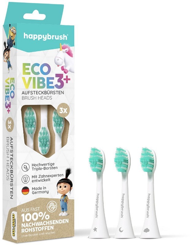 Happybrush Ersatz-Zahnbrste ECO VIBE KIDS Aufsteckbrsten Agnes 3290₽