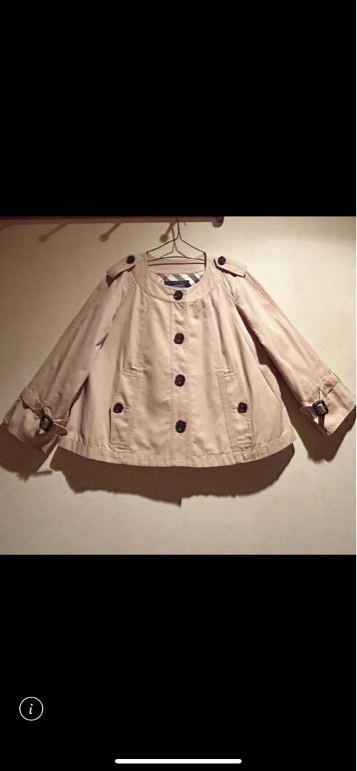 Burberry London Beige Short Trench Coat Jacket
