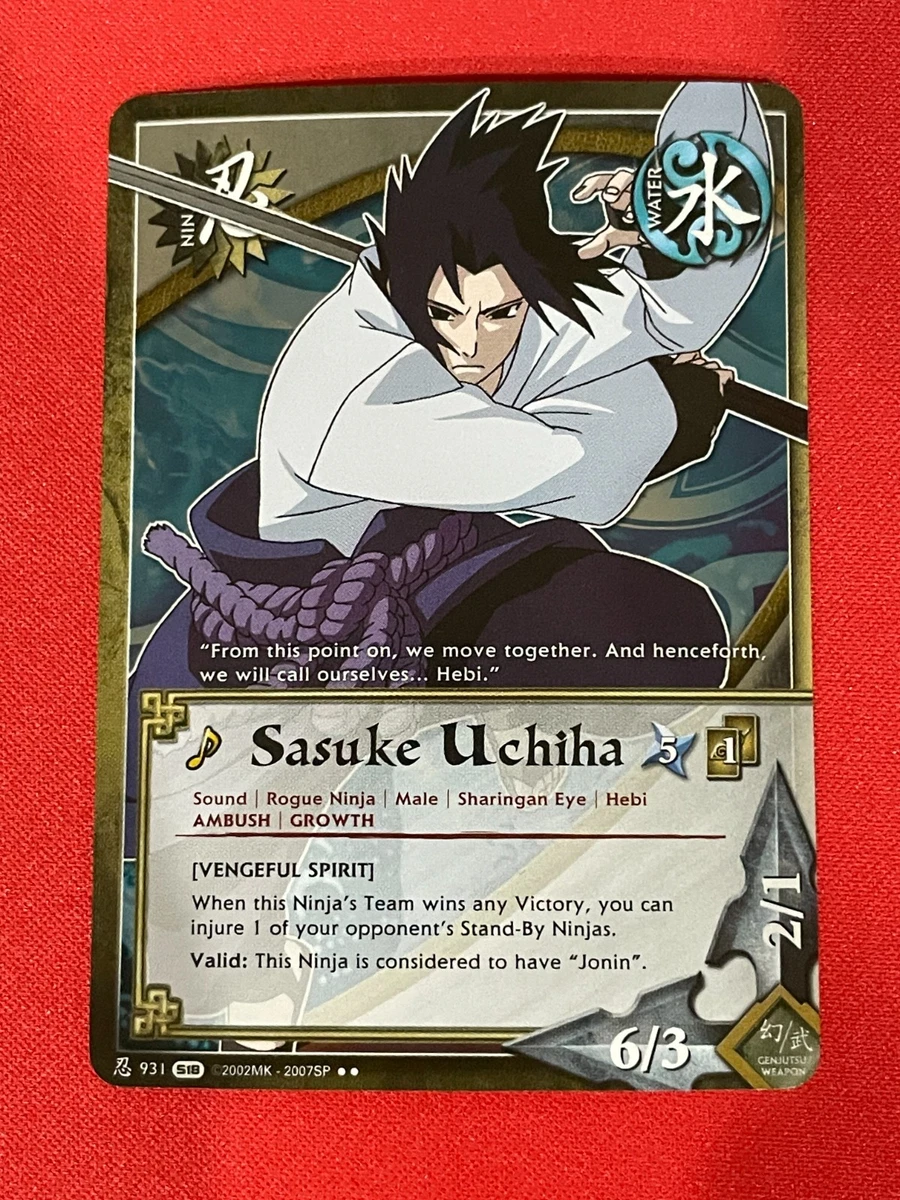Naruto Sasuke In Individual Collectible Card Game Cards for sale