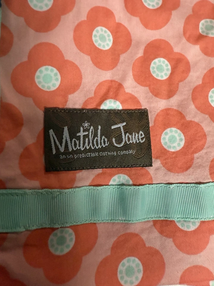 Matilda Jane Girls Sz 6 Trifle Pudding Dress Happy & Free Whimsy Easter Vacation - Image 4 of 4