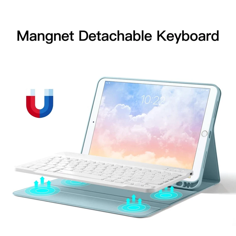 Bluetooth Keyboard Case for iPad Mini4 /5 7.9inch,Wireless Detachable iPad Ke... - Image 3 of 4