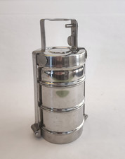 Authentic Indian Tiffin 3 Tier Stackable Lunc...