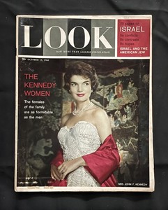 Jackie Kennedy-4 iconic magazines/pictorials in Life, Look 1960s-ex cond