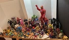 VINTAGE ACTION FIGURE LOT   X-men Marvel DC Transformer He-man +More Lot Of 100