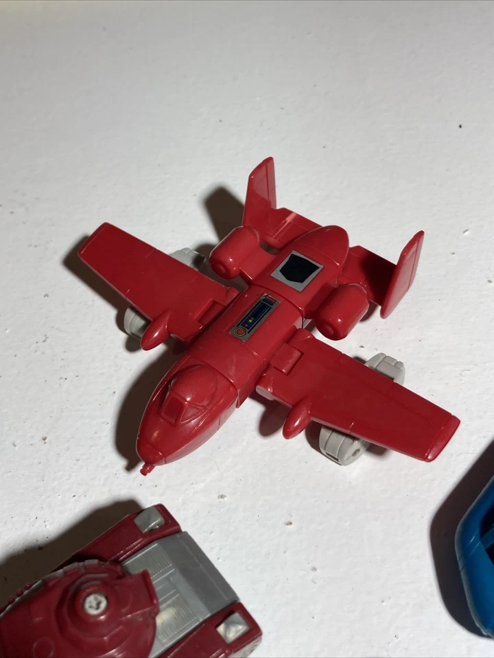 Vintage G1 Transformers Autobots Minibots Warpath Powerglide Cosmos Seaspray - Image 4 of 4