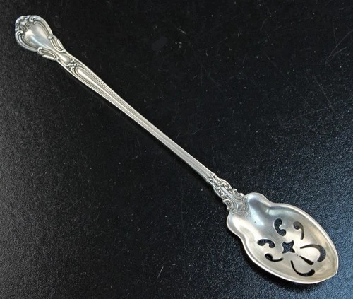 Gorham Sterling Chantilly Pierced Olive Spoon