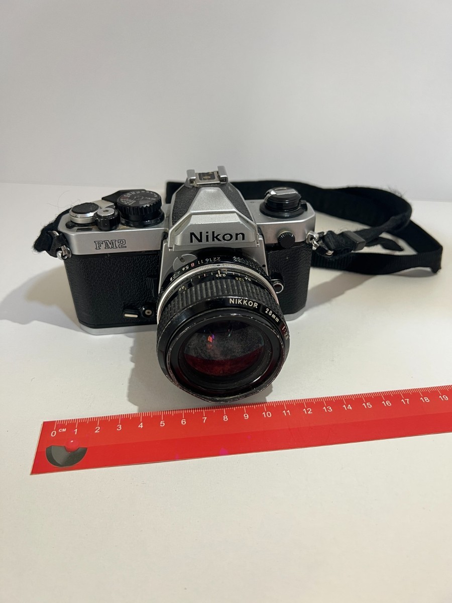 nikon fm2n 35mm SLR film camera with lens_untested_for parts or