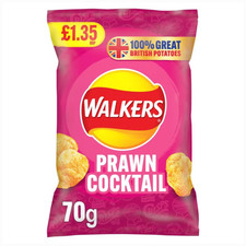Walkers Crisps 6 Flavours 70g | Ready Salted, Cheese & Onion, Salt & Vinegar