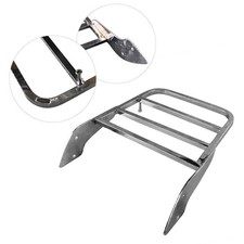 Sissy Bar Luggage Rack For Honda Shadow Steed VLX600 Spirit 750 2001-2008 Silver