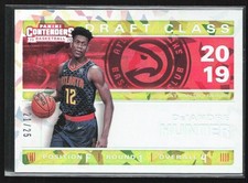 De'Andre Hunter 2019-20 Panini Contenders Draft Class Cracked Ice /25 #4 Atlanta