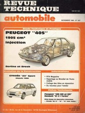 Revue technique Peugeot 405