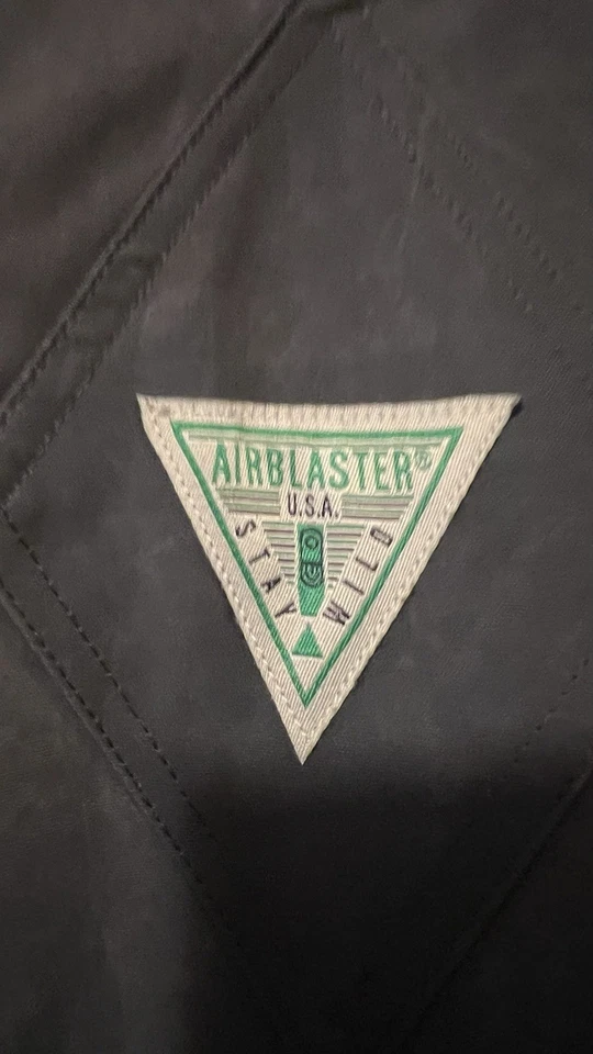 EUC Airblaster Beast Series S/M Snowboard Snow Shell Bib Relaxed 30K/20K Gray - Image 3 of 4